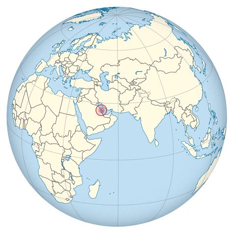 Large location map of Bahrain | Bahrain | Asia | Mapsland | Maps of the World