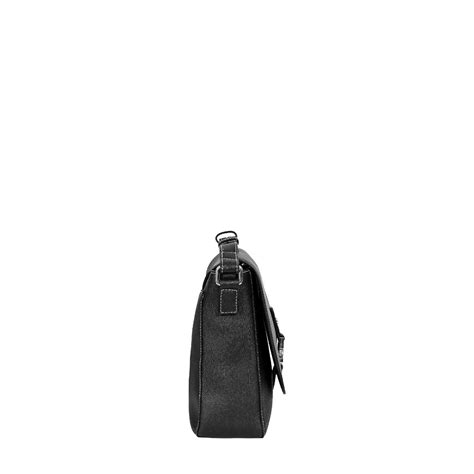 Buy Eske Benito Black Solid Vegan Leather Shoulder Bag Online
