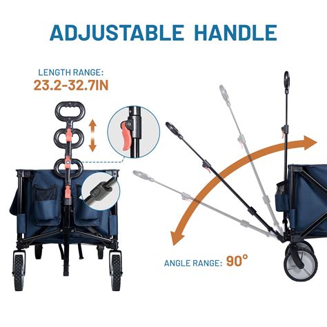 Snapklik.com : Timber Ridge 51.2 Extended Collapsible Wagons Carts ...