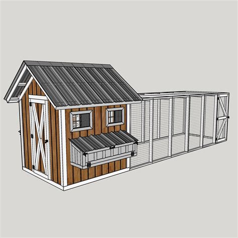 6×24 chicken coop plans diy chicken coop plans with run diy chicken run ...