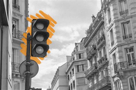 Traffic Light Black And White