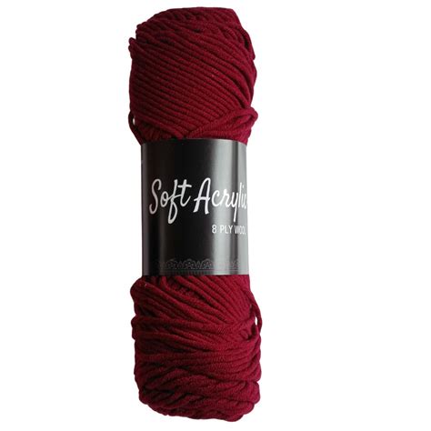 Buy |Soft Acrylic Yarn 8 ply | Crochet | Knitting | Punch Needling ...