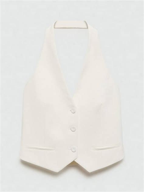 Mango Lilo Halterneck Waistcoat