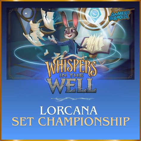 Disney Lorcana Whispers in the Well Set Championship 10-01-2026 ...