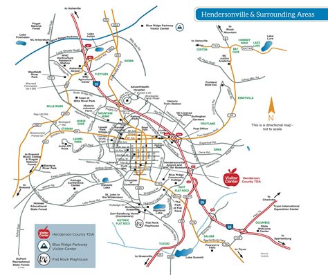 Hendersonville Map