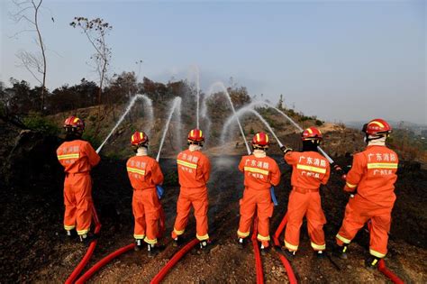 佛山高明山区火灾演练 广州55名消防员出动增援_手机新浪网