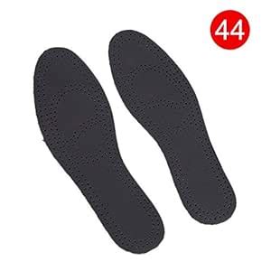 Newly 1 Pair Massage Insoles Unisex Leather Latex Insole Arch Support ...