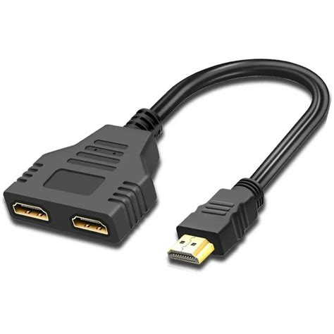 HDMI to Dual HDMI Adapter for 2 Monitors - Foyun Cables