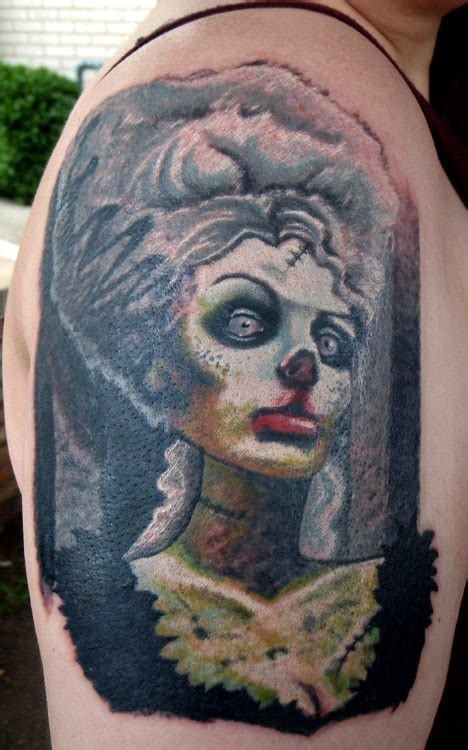 Bride of Frankenstein Tattoo by BodyArtbyElf on DeviantArt