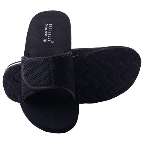 Buy SHOPOFLUX Men’s Orthopedic Adjustable Slippers | Comfortable ...