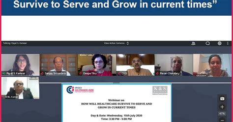 PAN India: Webinar on How will Healthcare Survive to Serve and Grow in ...