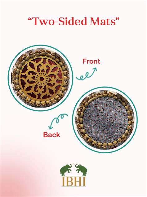 Manjari Rangoli: Solid Wine + Octagonal Ornamentation Intense Ajrakh – IBHI