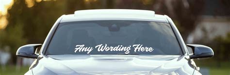 Truck Front Window Decals