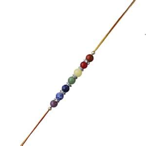 Buy THECOSMICRELIEF Seven Chakra Rakhi for Good Health, Wealth, Name ...