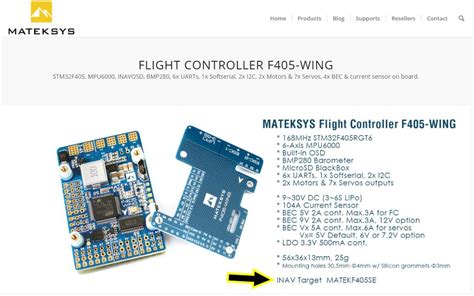 Image result for INAV Flight Controller Setup