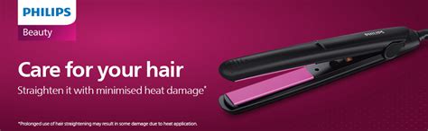 Philips Selfie Hair Straightener I Minimized Heat Damage with SilkPro ...
