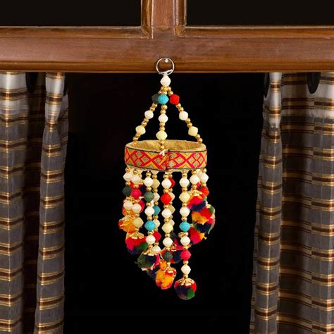 TIED RIBBONS Decorative Latkan Toran Diwali Decoration Bandhanwar for ...