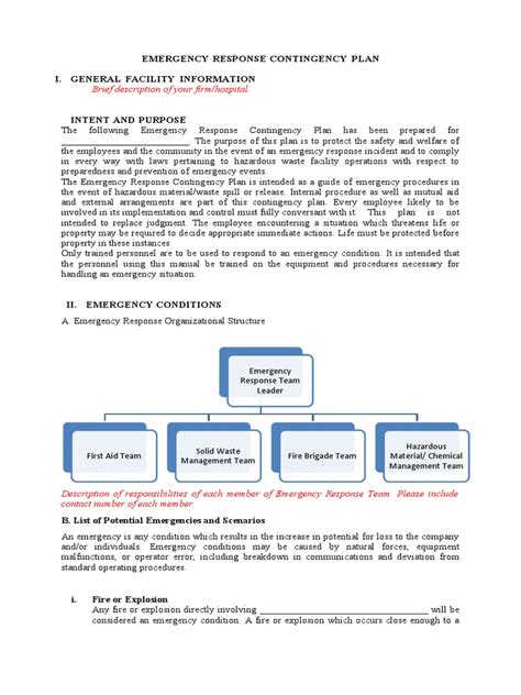 Image result for Emergency Department Contingency Plan