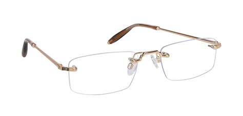 Happster Meta Blue Zero Heritage Unisex Computer Glasses Rimless ...