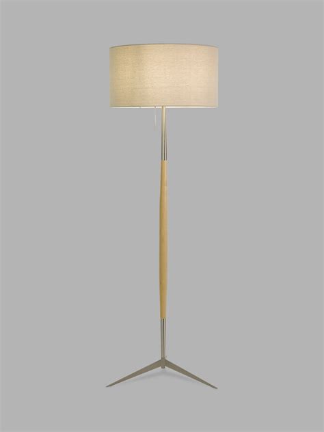 John Lewis Spindle Floor Lamp, Natural