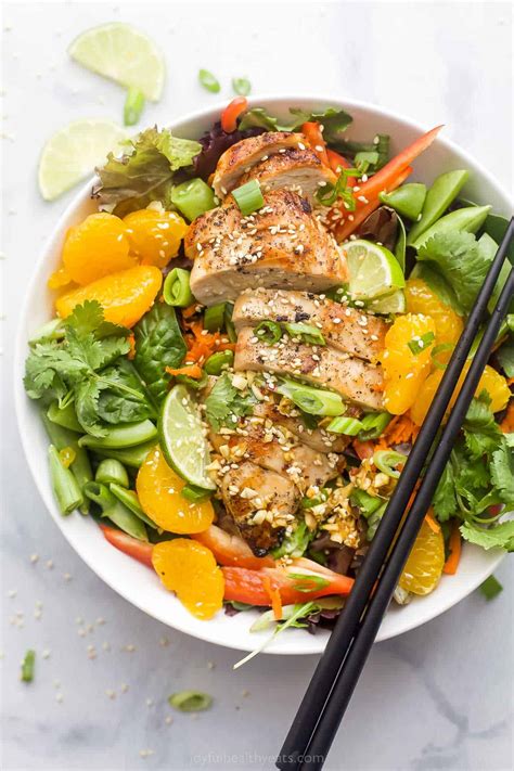 Asian Chicken Salad with Sesame Ginger Dressing - storytellingco