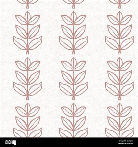 Gender neutral pink foliage leaf seamless raster background. Simple ...