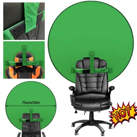 Buy Collapsible Portable Webcam Background Green Screen for Video Chats ...