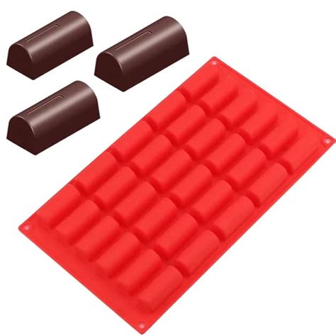 Skytail Chocolate Mould for Yule log Shapes Cake Mould - 30 Cavities ...