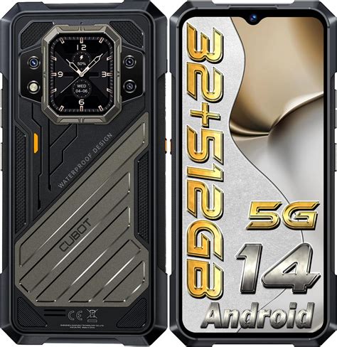 Amazon.com: CUBOT KingKong X Rugged Smartphone 5G- 32GB RAM+512GB ROM ...