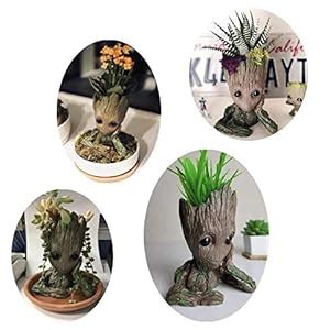 FIRE & KE ROTATING KING Magnetic Groot Figure (12Cm, Brown)(Plastic ...