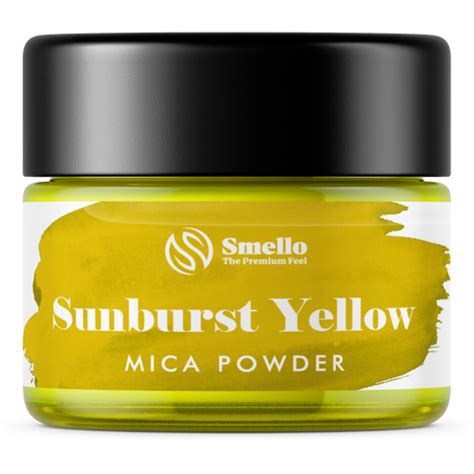 Sunburst Yellow Mica Powder – Smello