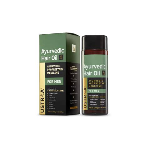 Buy Ustraa Ayurvedic Hair Oil For Men (100ml) at thesparkleindia ...