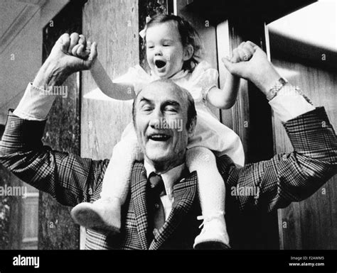 Senator Strom Thurmond plays with his baby daughter Nancy Moore ...
