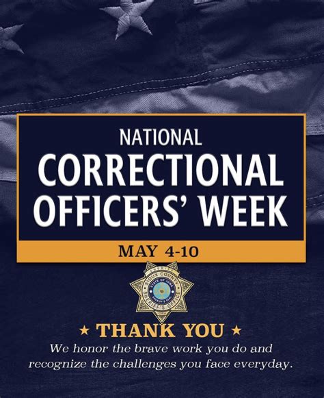 National Correctional Officers Week | May 4–10, 2025 – Sioux County Sheriff