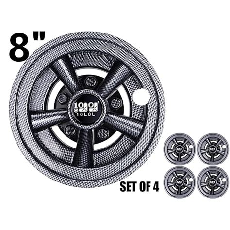 Buy 10L0L Golf Cart Wheel Covers Hub Caps for EZGO, Club Car, Yamaha ...