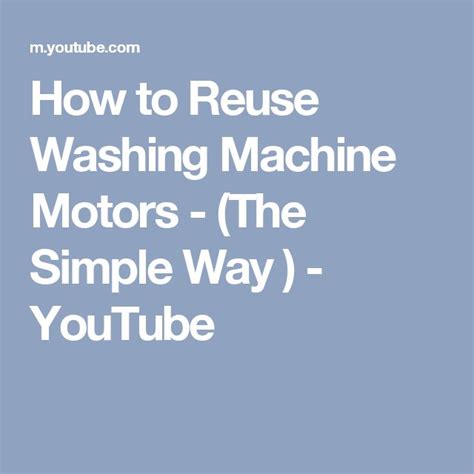 Image result for Reuse Washing Machine Motor