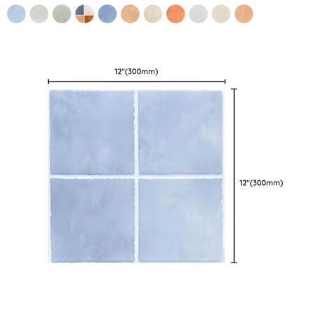 12" x 12" Square Ceramic Floor Tile that Adds Decay Resistant charm to ...