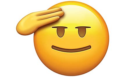 Salute Emoji - what it means and how to use it