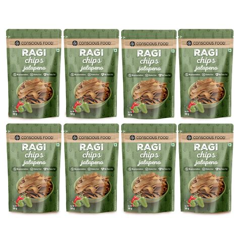 Ragi Jalapeno Chips – Conscious Food Pvt Ltd