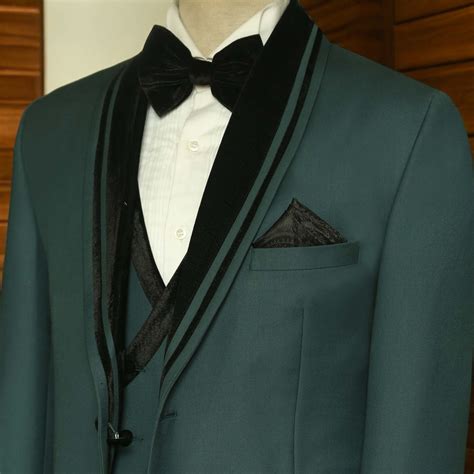 Emerald Green Tuxedo 3-Piece Suit for Men – Uomo Attire