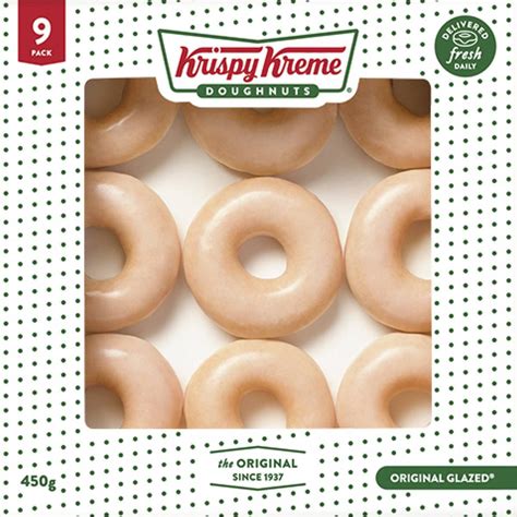 Krispy Kreme Original Glazed Doughnuts 9 Pack | Woolworths