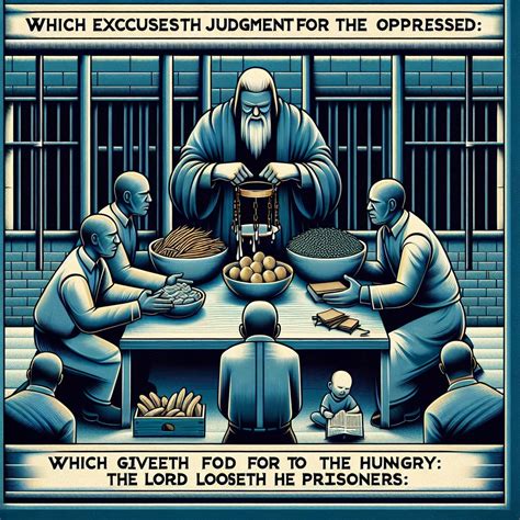 What does Psalms 146:7 mean? | Bible Art