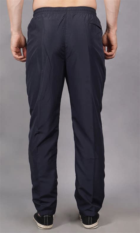 Buy Navy Blue/White Classic Trackpant for men online in India