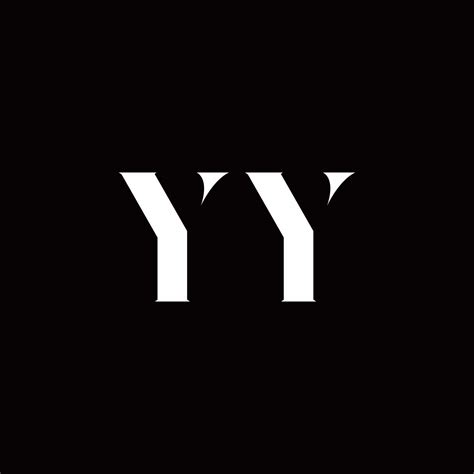 Letter YY logo icon design template elements Stock Vector Image & Art ...