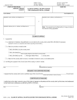 MI CC 79 2018-2026 - Fill and Sign Printable Template Online