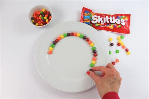 Skittles Rainbow Experiment ~ Nifty Thrifty DIYer