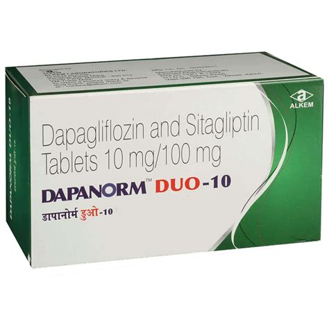Dapanorm Duo 10mg Strip Of 10 Tablets: Uses, Side Effects, Price ...