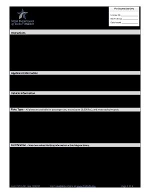 2016 TX Form VTR-421 - Blank Fillable Template | Fill Out, Print ...