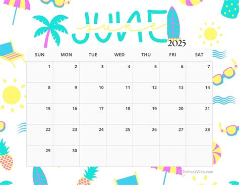 June Themes For Calendar 2025