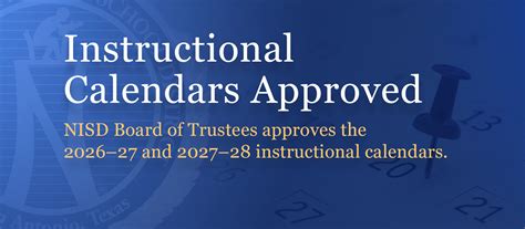 Board approves instructional calendars | Northside Independent School ...